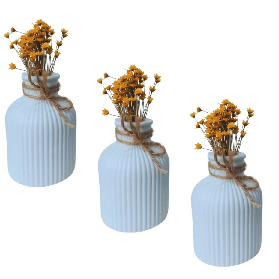 vasos de gesso para sala
