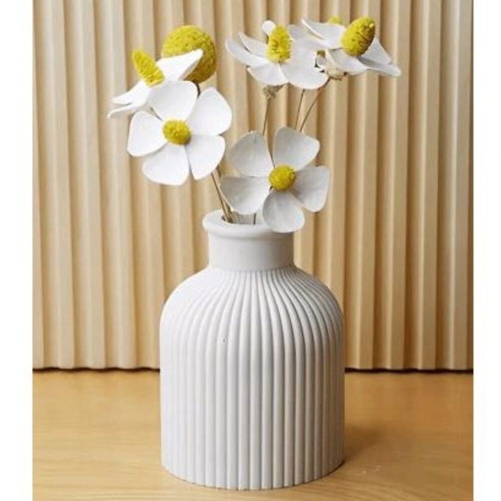 vasos de gesso para quarto